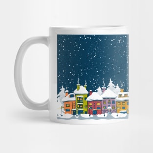 Winter town Mug